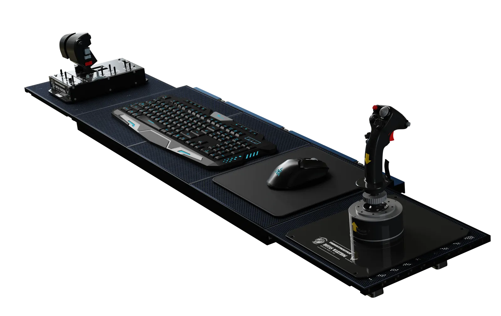 Protean Space platform with throttle, keyboard, mouse and stick
